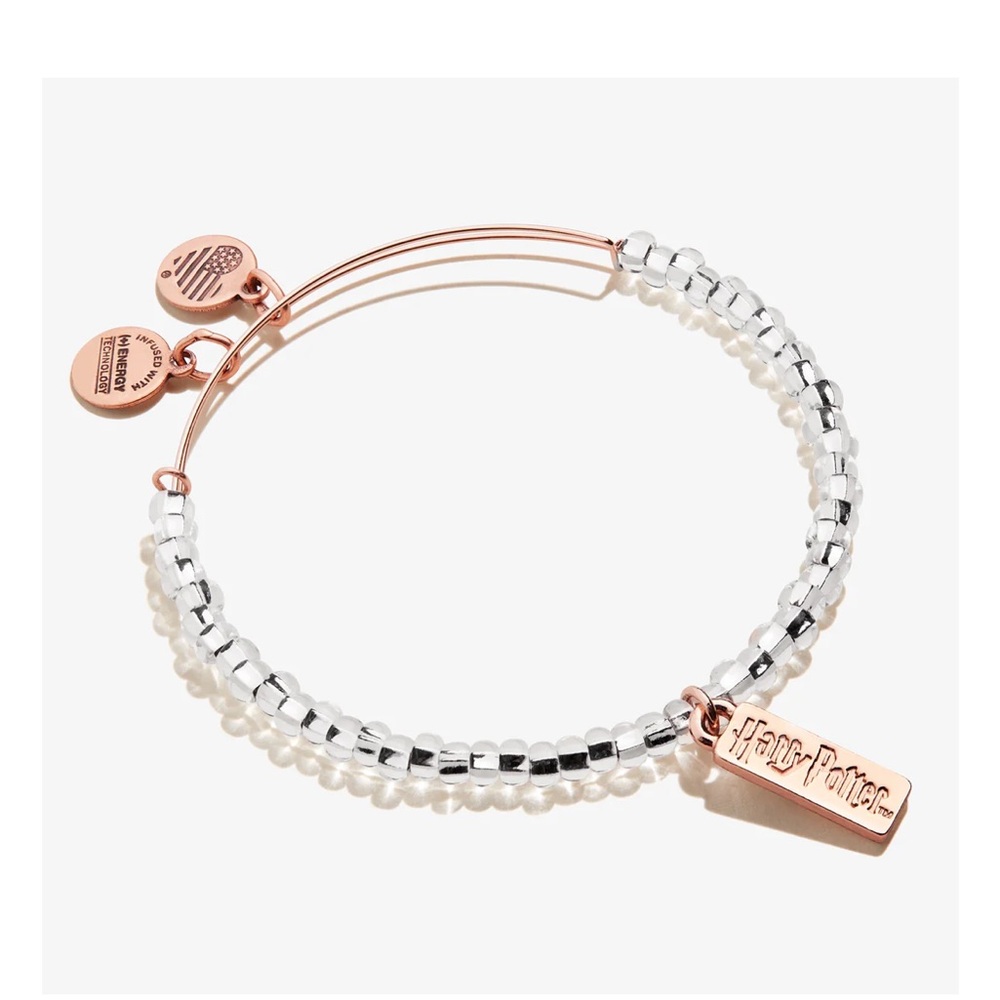 Alex and Ani Harry Potter Beaded Charm Bracelet Rose Gold NIB - Picture 2 of 10